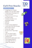 20 Carb-Free (or Low-Carb) Snack Ideas for T1D Management