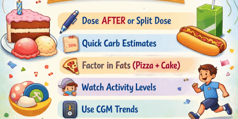 Managing Insulin at Kids’ Birthday Parties: A Quick Guide for T1D